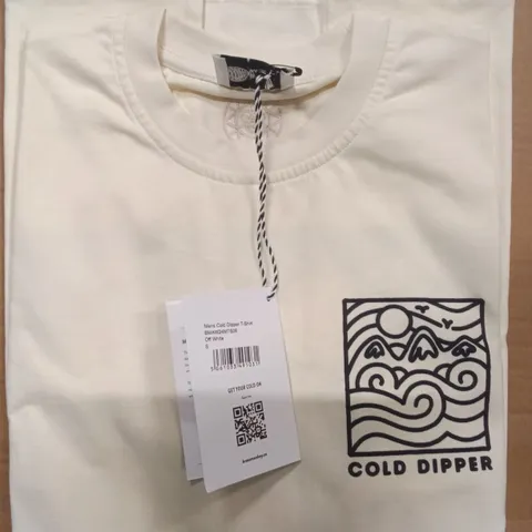 BOX OF BRAND NEW BRASS MONKEY T-SHIRTS -OFF WHITE SIZE SMALL APPROXIMATELY 8