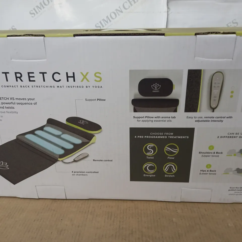 LOT OF 4 BOXED AS NEW HOMEDICS STRETCH XS BACK STRETCHING MATS