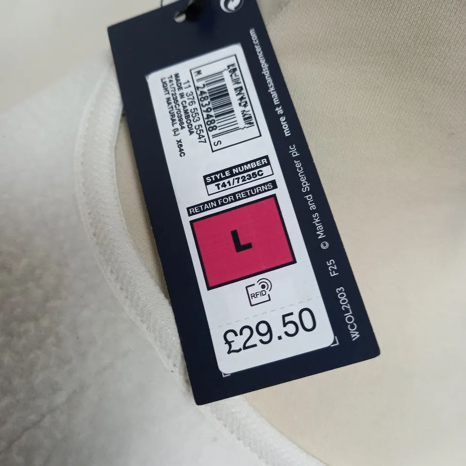 M&S ZIP THROUGH FLEECE - L