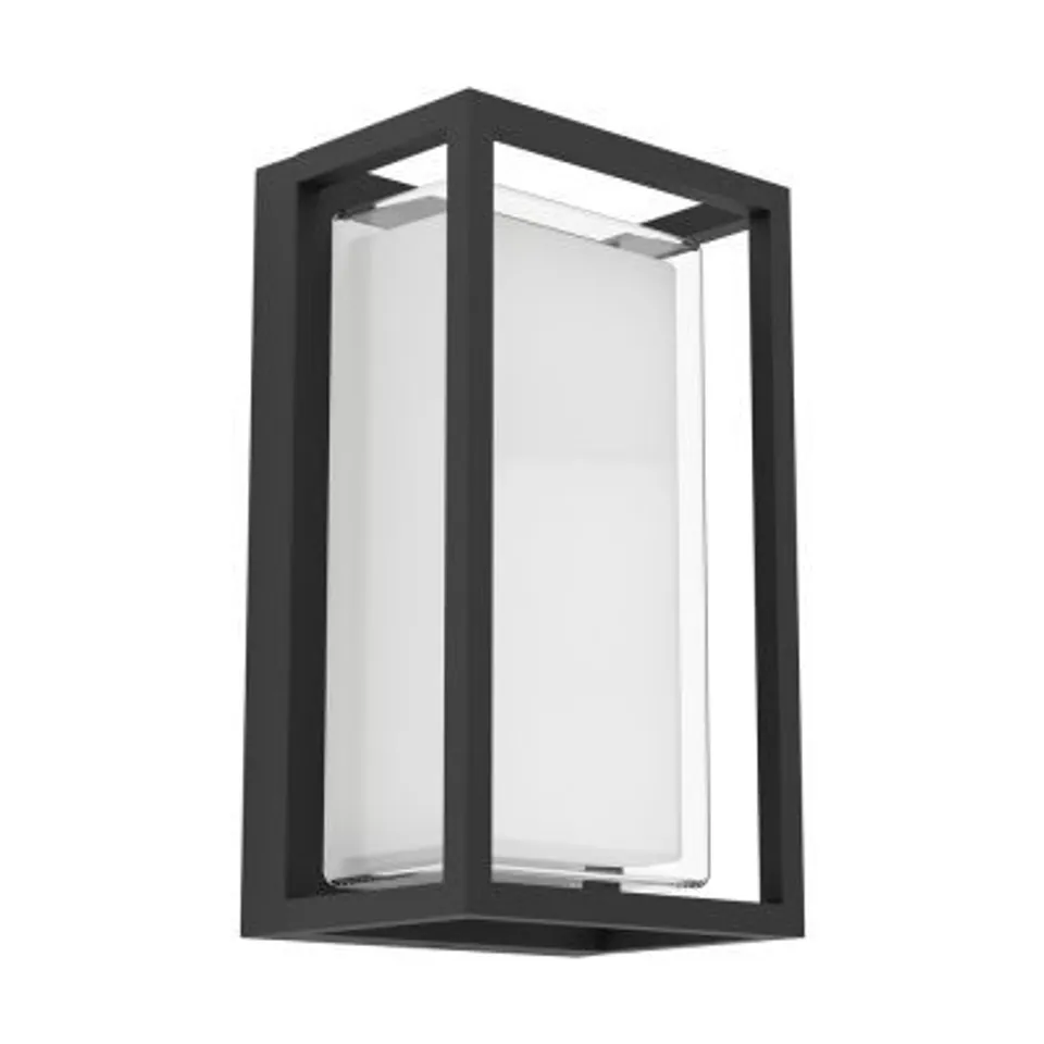 BOXED EGLO WALL LIGHT GENOVESE ALUMINIUM BLACK