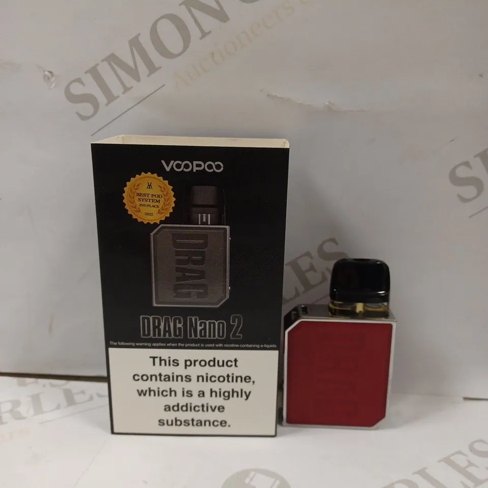 BOXED VOOPOO DRAG NANO 2 IN RED 