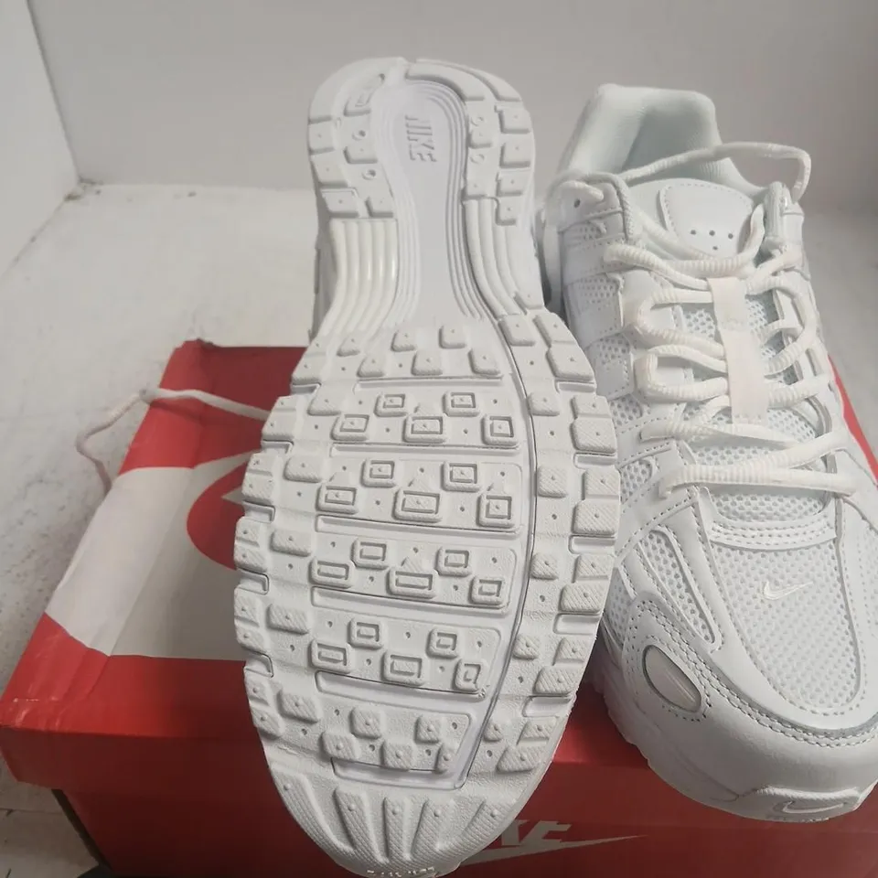 NIKE NIKE P-6000 WHITE TRAINERS – UK 10 (US 11) ON BOXED