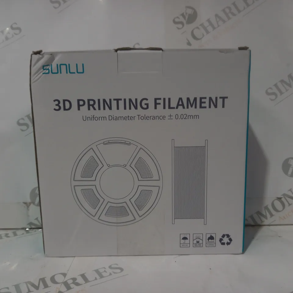 BOXED SUNLU 3D PRINTING FILAMENT IN GREY