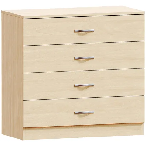 BOXED VIDA DESIGNS RIANO 4 DRAWER CHEST - PINE