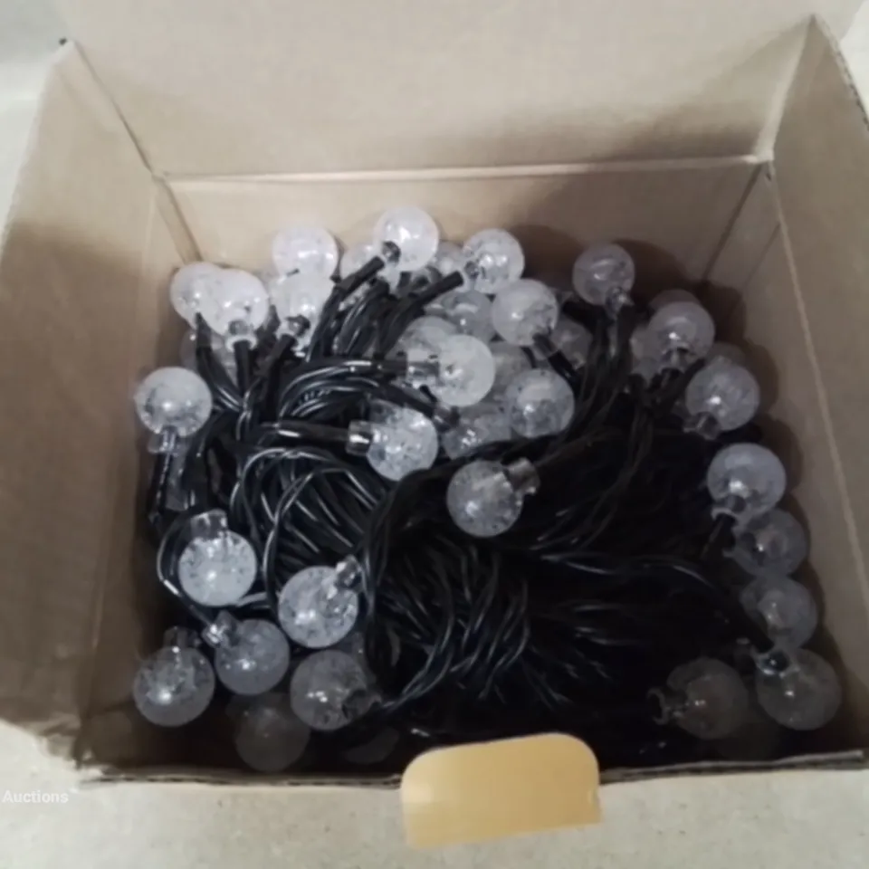 A BOX OF LED STRING LIGHTS 