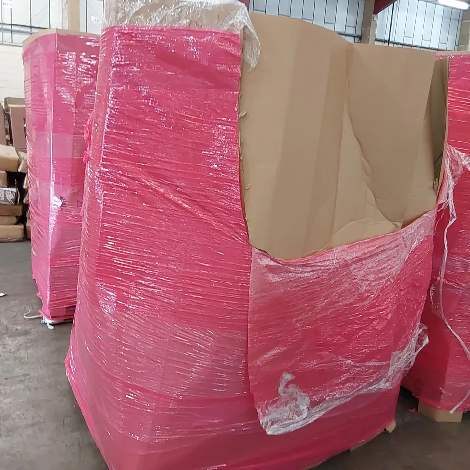 PALLET OF ASSORTED CONSUMER GOODS AND FURNITURE PRODUCTS TO INCLUDE; PREMIUM AIR BEDS, MULTIFUNCTIONAL FOOD PROCESSOR, AIR PLASMA CUTTING MACHINE, ROLLER BLINDS ECT.