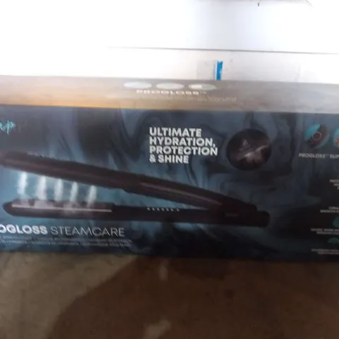 BOXED REVAMP PROGLOSS STEAMCARE CERAMIC STRAIGHTENER ST-1600-GB