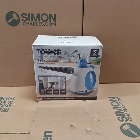 BOXED TOWER T134000 HANDHELD ELECTRIC STEAM CLEANER