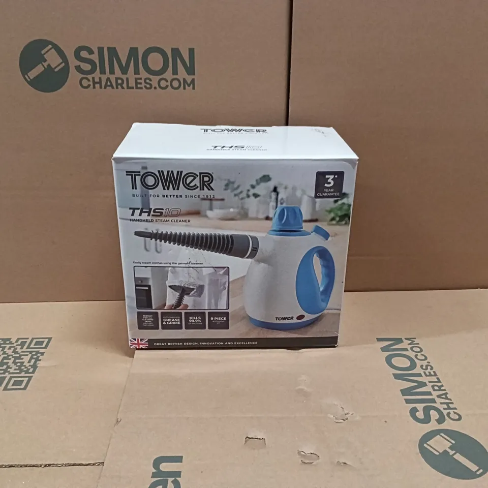 BOXED TOWER T134000 HANDHELD ELECTRIC STEAM CLEANER