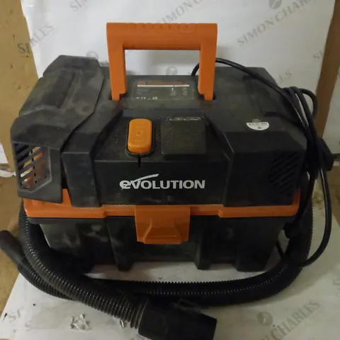 EVOLUTION POWER TOOLS 086-0001 R15VAC LIGHTWEIGHT WET & DRY VACUUM CLEANER