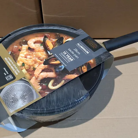 28CM ALUMINIUM SAUTE PAN WITH LID