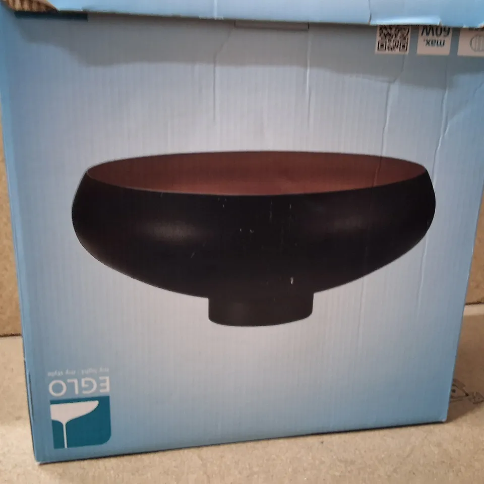 BOXED EGLO MOGANO CEILING LIGHT FITTING – MODEL 94547, E27, Ø400MM, IP20
