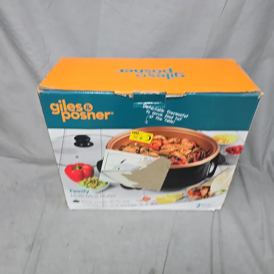 BOXED GILES & POSNER FAMILY MULTI MEAL MAKER