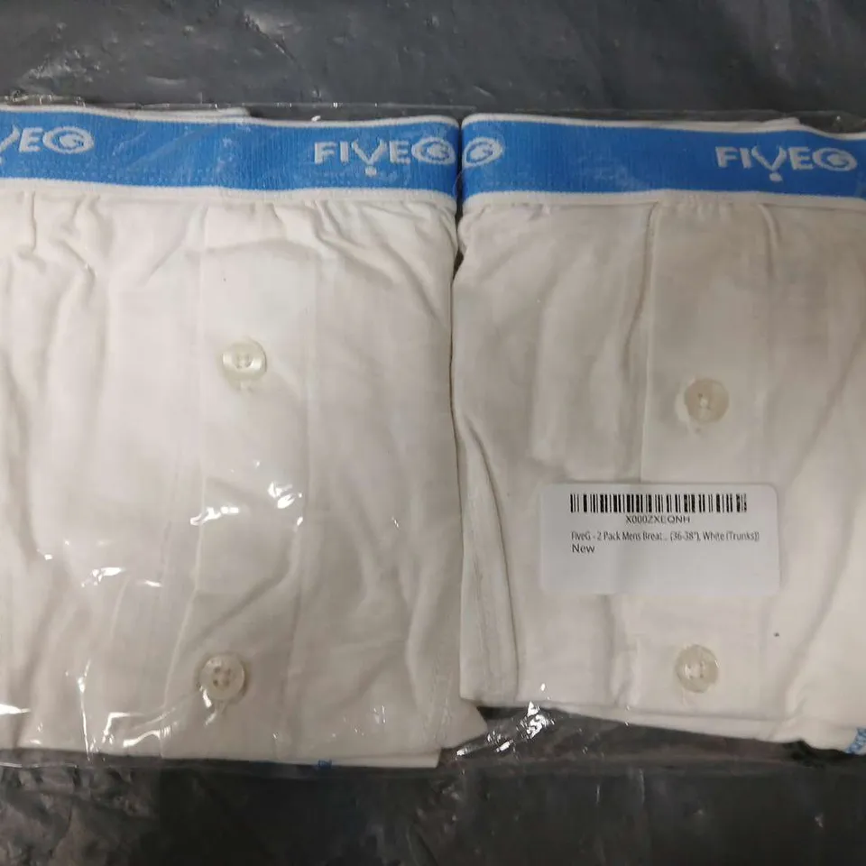 APPROXIMATELY 100 FIVEG BOXERS IN WHITE - LARGE