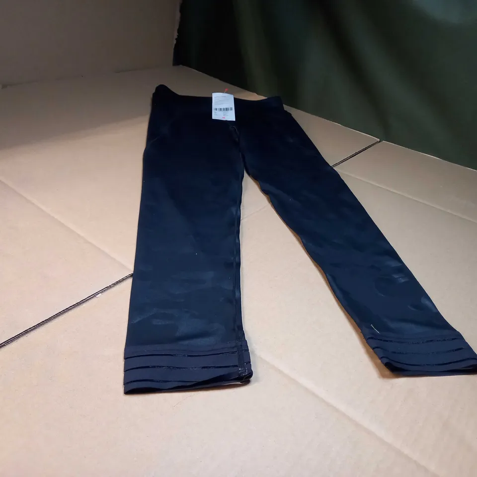 SWEATY BETTY BLACK CONTOUR 7/8 WORKK OUT LEGGINGS - XS