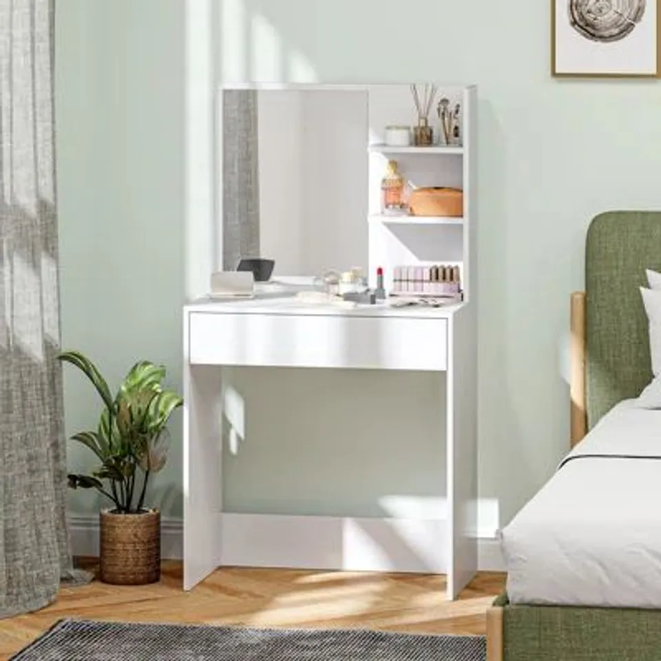 BOXED DRESSING TABLE WITH MIRROR (2 BOXES)