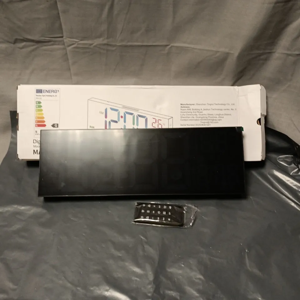 DIGITAL WALL CLOCK – MODEL PH-01, MADE IN CHINA