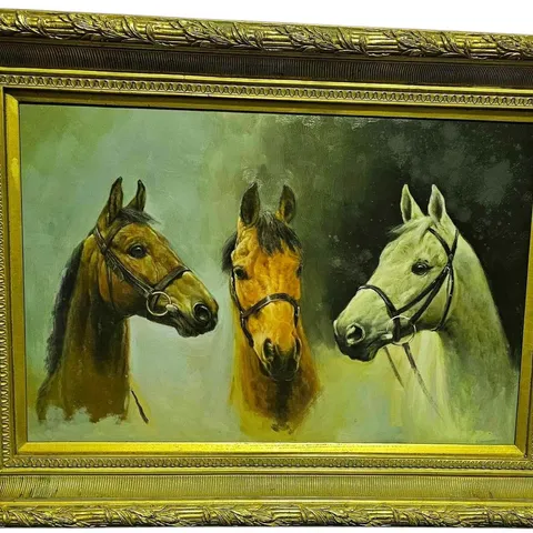 "WE THREE KINGS" SUSAN CRAWFORD  OIL PAINTING