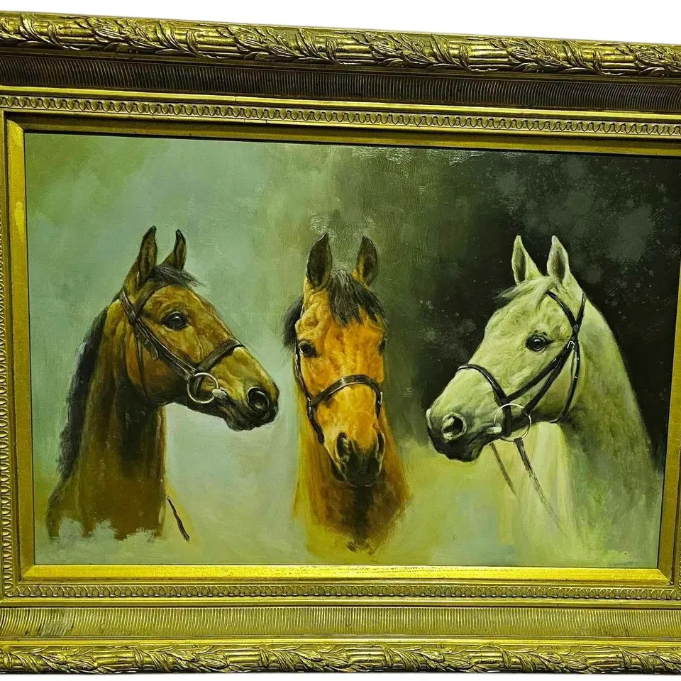 "WE THREE KINGS" SUSAN CRAWFORD  OIL PAINTING RRP £700