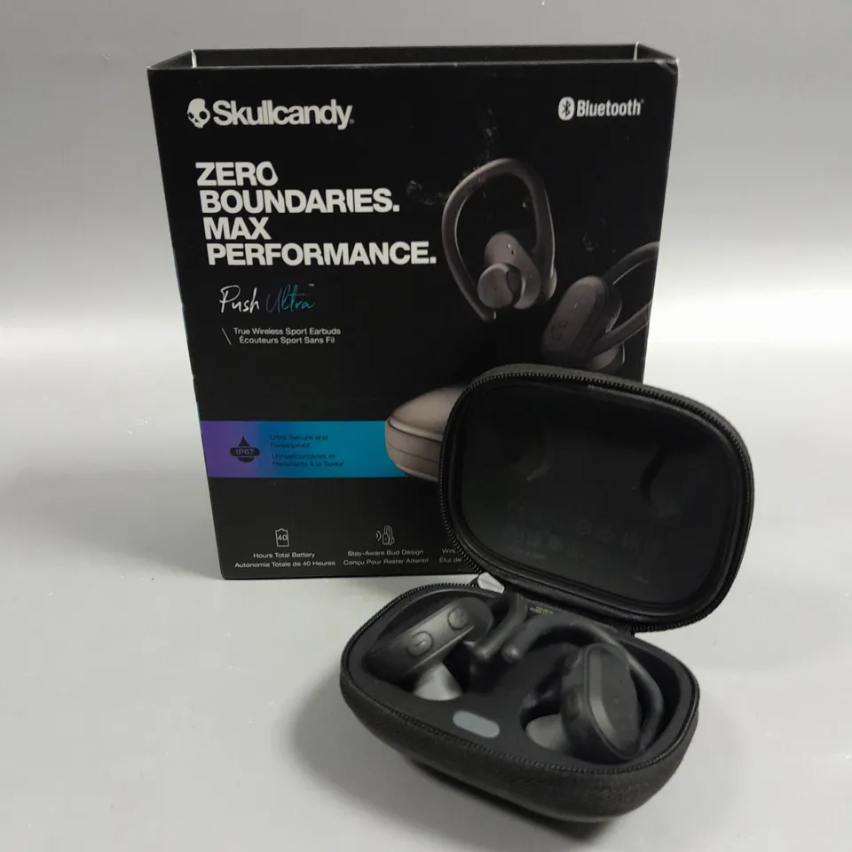 BOXED SKULLCANDY PUSH ULTRA TRUE WIRELESS SPORTS EARPHONES 