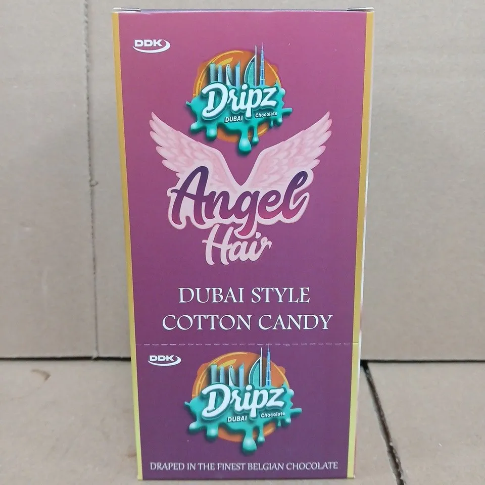 DRIPZ DUBAI CHOCOLATE - ANGEL HAIR DUBAI STYLE COTTON CANDY CHOCOLATE (5 X 172G BARS)