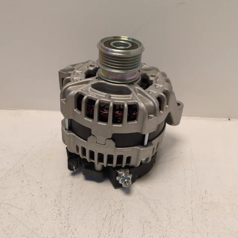 CAR ALTERNATOR – USED, WITH PULLEY AND MOUNTING BRACKET
