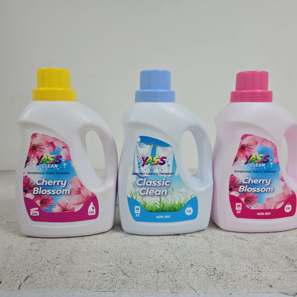 YASS CLEAN CHERRY BLOSSOM LAUNDRY BUNDLE – 3 X 1.5L