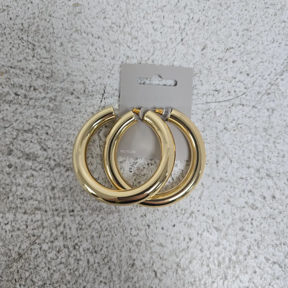 PILGRIM TOVIN - HOOP EARRINGS GOLD-PLATED