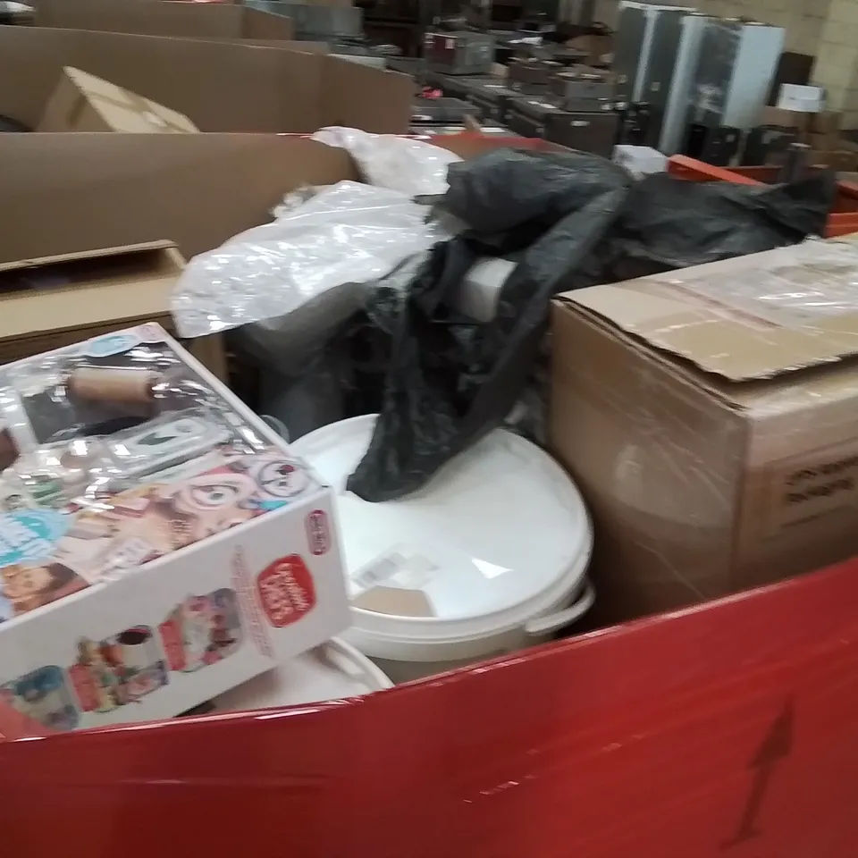 PALLET OF ASSORTED HOUSEHOLD GOODS AND PRODUCTS TO INCLUDE;LED MIRROR LIGHT,YOGA MAT,AREA RUG