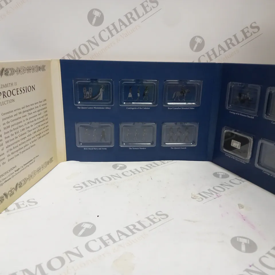 QUEEN ELIZABETH CORONATION PROCESSION INGOT STARTER COLLECTION 