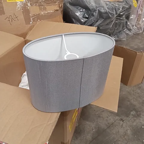 BOXED LAMP SHADES (SET OF 2) - GREY (1 BOX)