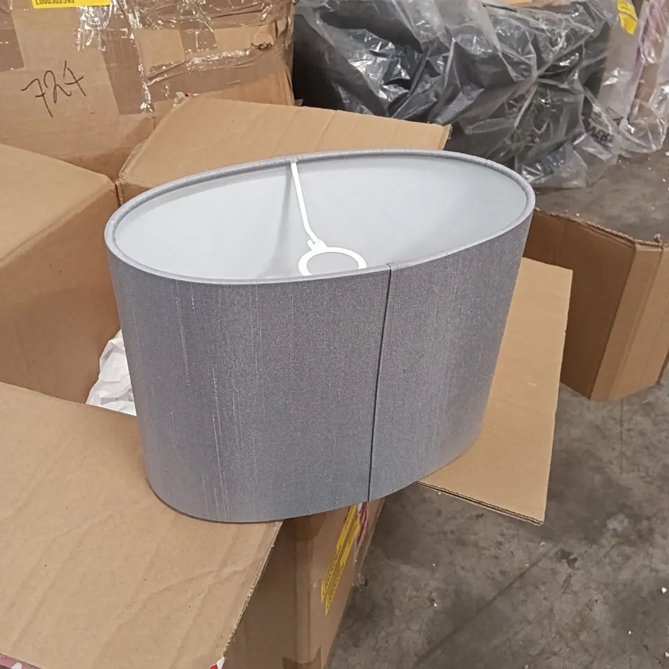 BOXED LAMP SHADES (SET OF 2) - GREY (1 BOX)