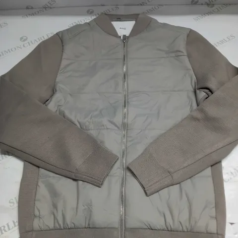 ARNE ZIPPED BOMBER JACKET SIZE S