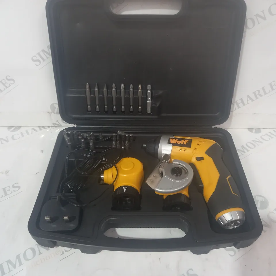 WOLF MULTI HEAD CORDLESS 3.6V LITHIUM ION SCREWDRIVER