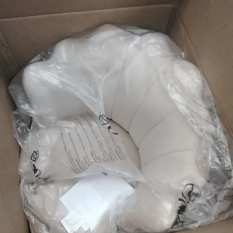 BOXED DINING CHAIR CREAM
