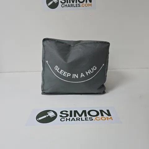 SLEEP IN A HUG COTTONBLUE SHERPA FLEECE WEIGHTED BLANKET