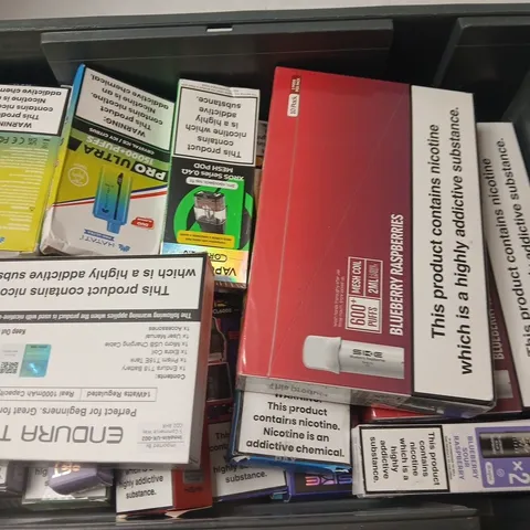 APPROXIMATELY 20 ASSORTED E-CIGARETTE PRODUCTS TO INCLUDE BRANDS SUCH AS ENDURA, SIKE, HAYATI, ETC - COLLECTION ONLY