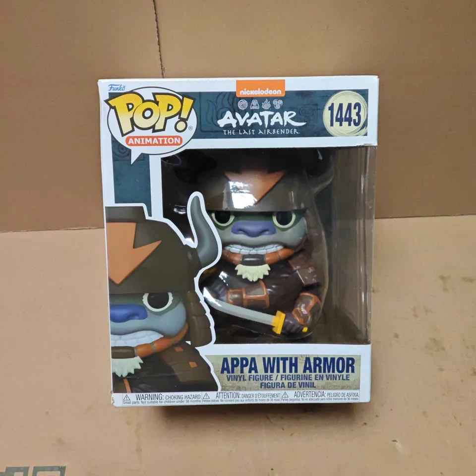 FUNKO POP! ANIMATION AVATAR THE LAST AIRBENDER APPA WITH ARMOR – NO. 1443