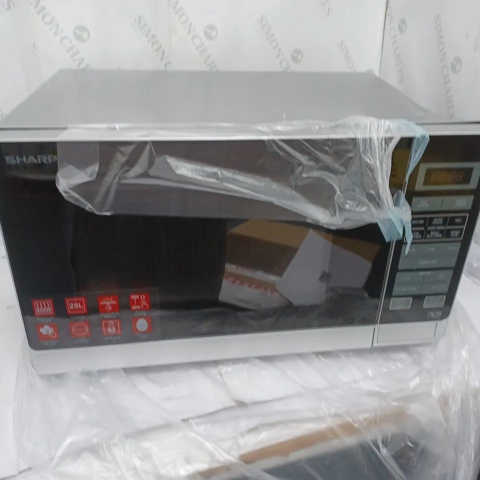 SHARP R372SLM 25 LITRE 900W SOLO MICROWAVE