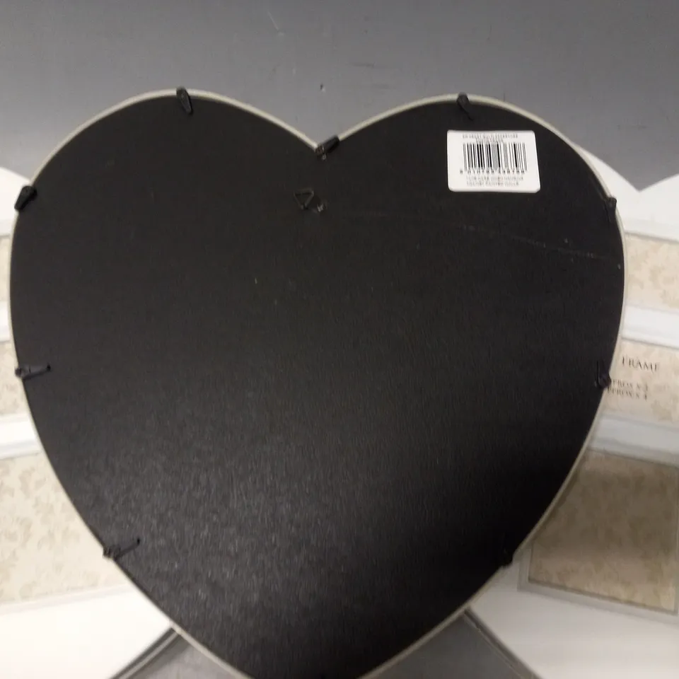 LOT OF 9 BRAND NEW HEART SHAPED PICTURE FRAMES