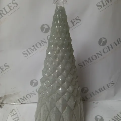 MR CHRISTMAS SPECIALTY MERCURY GLASS LIGHT UP COLOUR MORPH STANDING DECOR