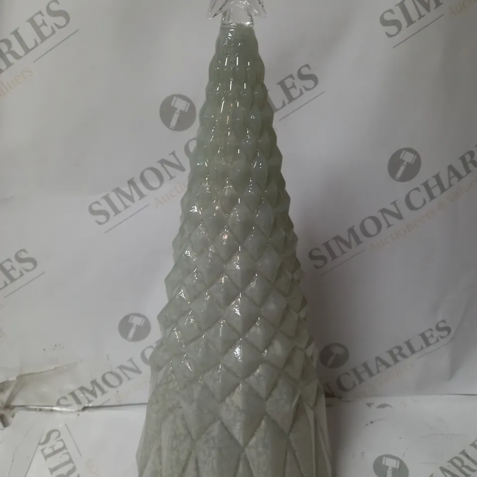 MR CHRISTMAS SPECIALTY MERCURY GLASS LIGHT UP COLOUR MORPH STANDING DECOR