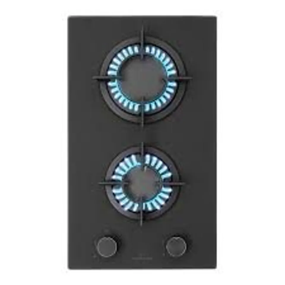 BOXED KLARSTEIN GAS HOB 30 CM 2 BURNER GLASS CERAMIC DOUBLE GAS COOKER