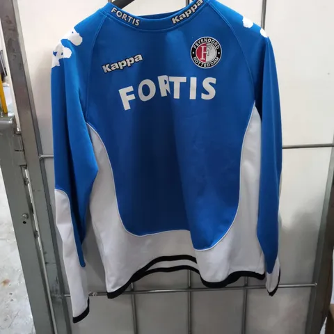 FEYENOORD FORTIS KAPPA TRACKSUIT – BLUE TRAINING JACKET & TROUSERS