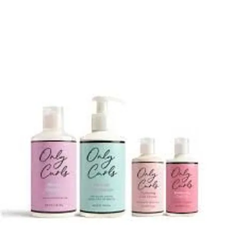 ONLY CURLS 4 PIECE CLEANSE AND STYLE SET
