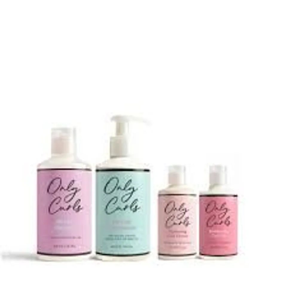 ONLY CURLS 4 PIECE CLEANSE AND STYLE SET