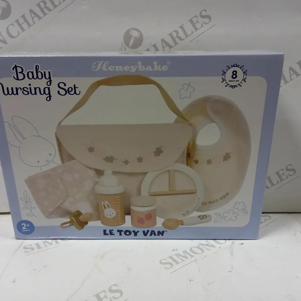 3 ASSORTED PRODUCTS TO INCLUDE; HONEY BAKE BABY NURSING SET, V TECH SING ALONG MICROPHONE AND NASHRIO LARGE SIZE WATER DOODLE MAT