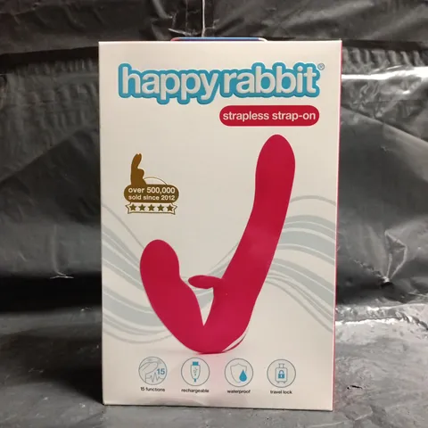 BOXED HAPPY RABBIT STRAPLESS STRAP-ON