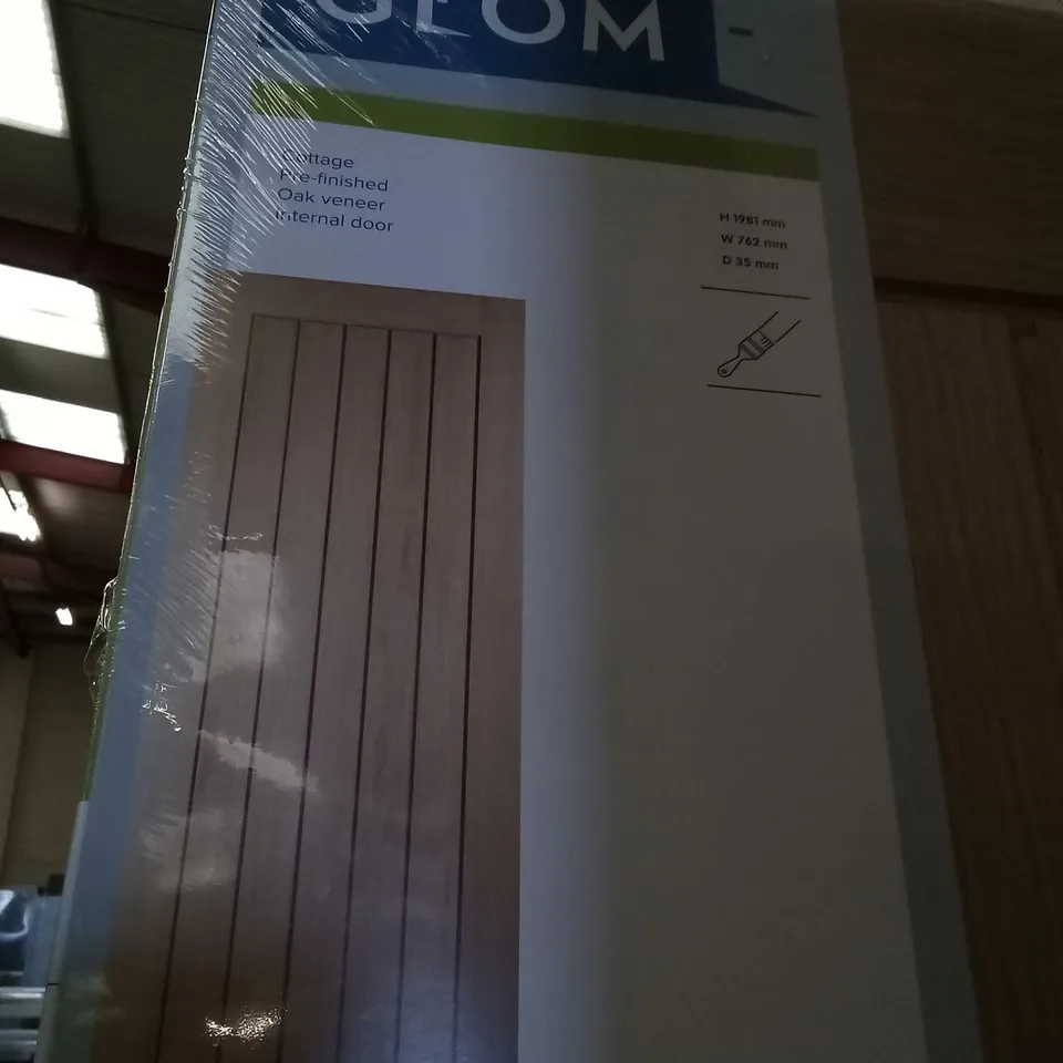 GEOM 1981 X 762MM COTTAGE PRE FINISHED OAK VENEER INTERNAL DOOR