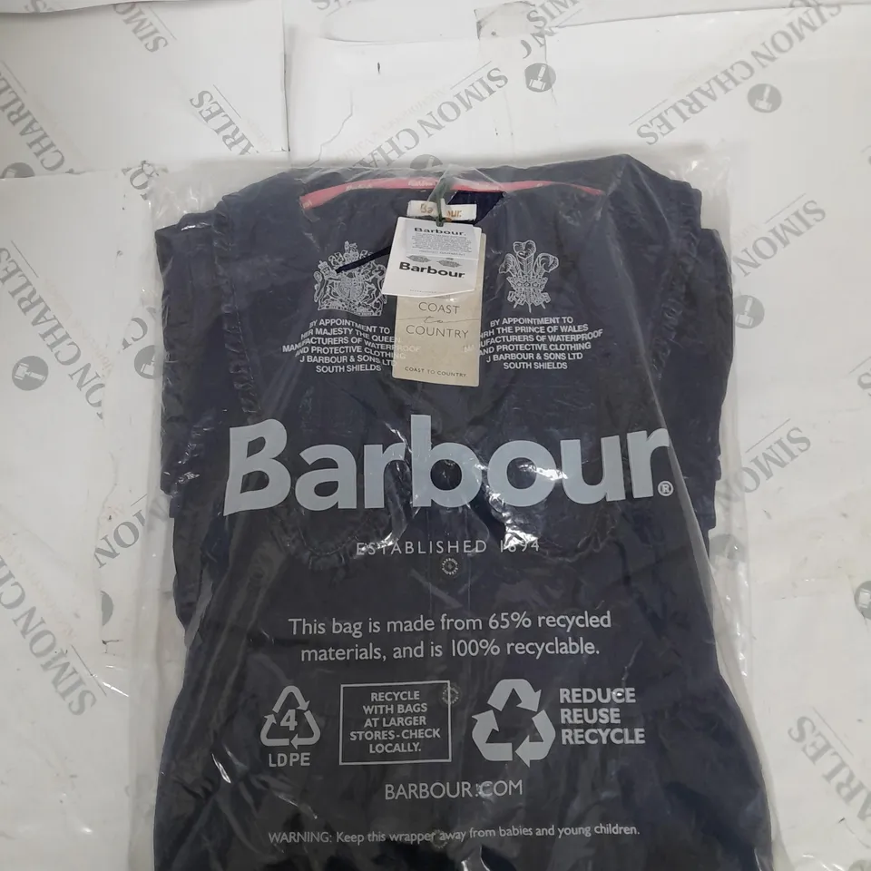 BAGGED BARBOUR ASTER MIDI DRESS SIZE 8